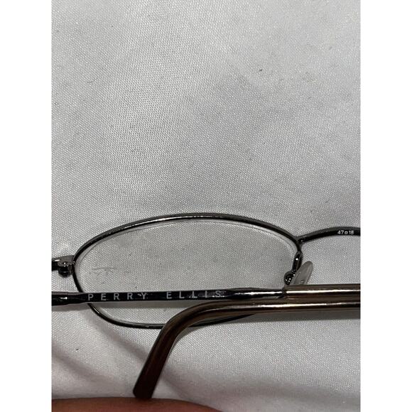 PERRY ELLIS PE-ASPEN-2 GUNMETAL BROWN EYEGLASSES GLASSES FRAME ASPEN 47-18-135mm - Picture 3 of 7